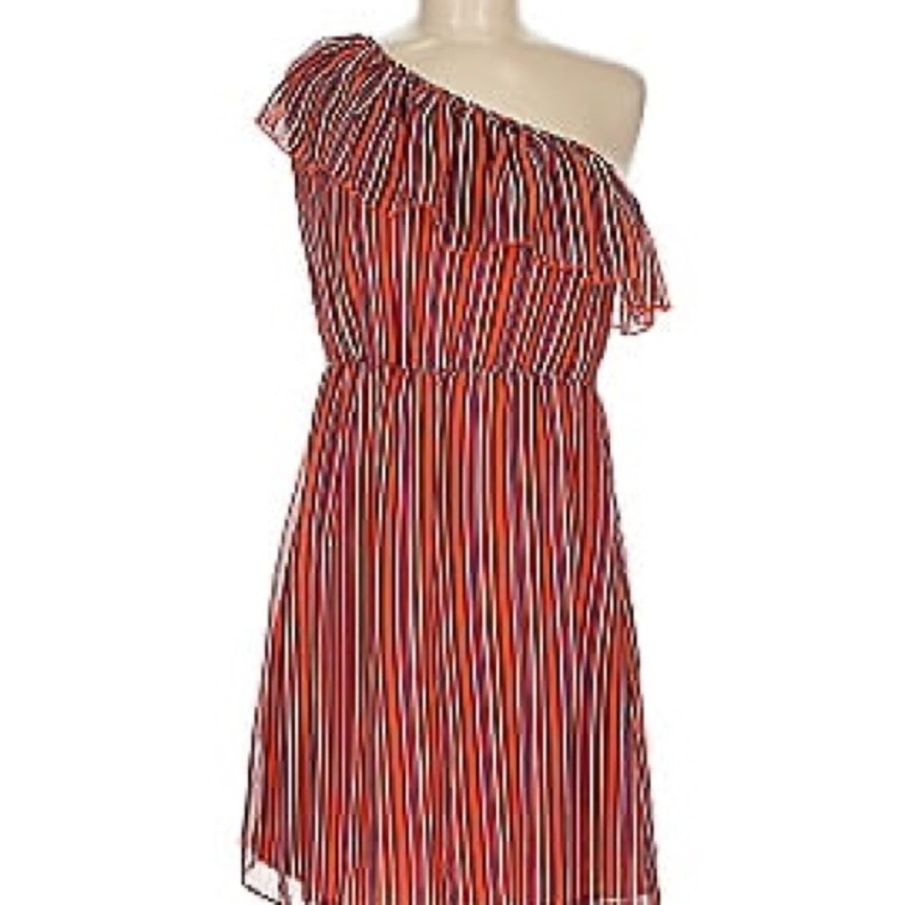 Bisou Bisou Multicolor One-Shoulder Dress